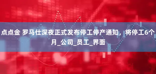 点点金 罗马仕深夜正式发布停工停产通知，将停工6个月_公司_员工_界面
